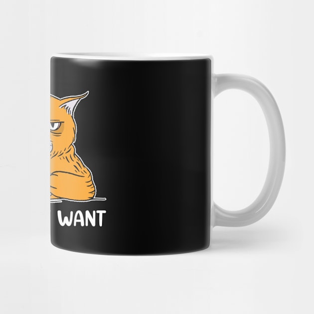 I do What I Want Funny Sarcastic Cat by cecatto1994